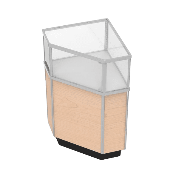 Угловая витрина Glass Corner Unit