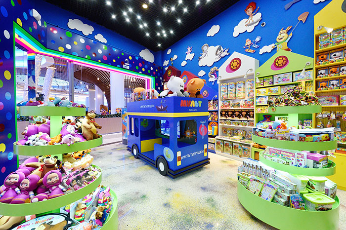 Мебель и оборудование для магазинов детских игрушек